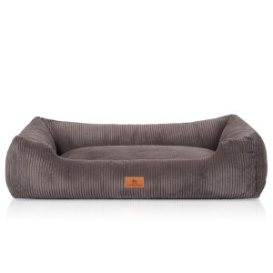 Knuffelwuff Olivia dog bed made of corduroy with the...