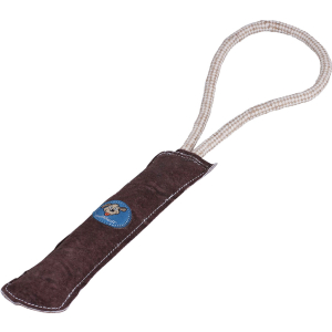 Knuffelwuff Suede Natural Dog Toy Dummy Brown