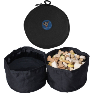 2-in-1 foldable travel bowl