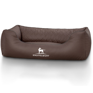Knuffelwuff Laser-Quilted Artificial Leather Dog Bed...