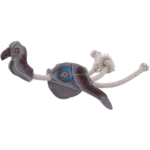 Knuffelwuff Robust Dog Toy Suede Vulture With Rope