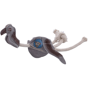 Knuffelwuff Robust Dog Toy Suede Vulture With Rope
