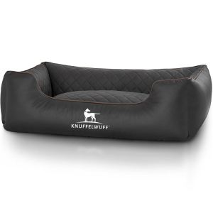 Knuffelwuff Laser-Quilted Artificial Leather Dog Bed...