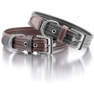 Knuffelwuff Soft Leather Dog Collar Midpines