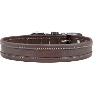 Knuffelwuff Soft Leather Dog Lead Midpines Brown,...