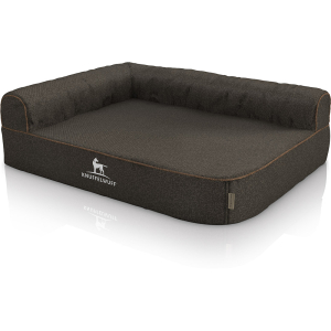 Knuffelwuff Velour Orthopaedic Corner Dog Bed with...