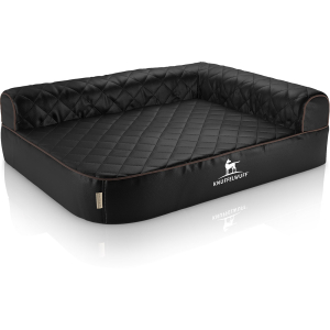Knuffelwuff Laser-Quilted Artificial Leather Orthopaedic...