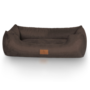 Knuffelwuff Velour Dog Bed Dreamline M-L 85 x 63cm Brown