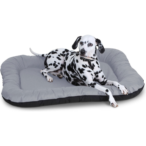 Knuffelwuff Waterproof Indoor and Outdoor Dog Bed Lucky XXL 118 x 85cm Grey