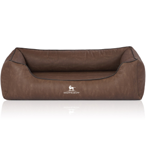 Knuffelwuff Artificial Leather  Orthopaedic Dog Bed Rockland