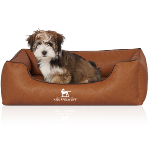 Knuffelwuff Artificial Leather Dog Bed Henderson M-L 85 x...