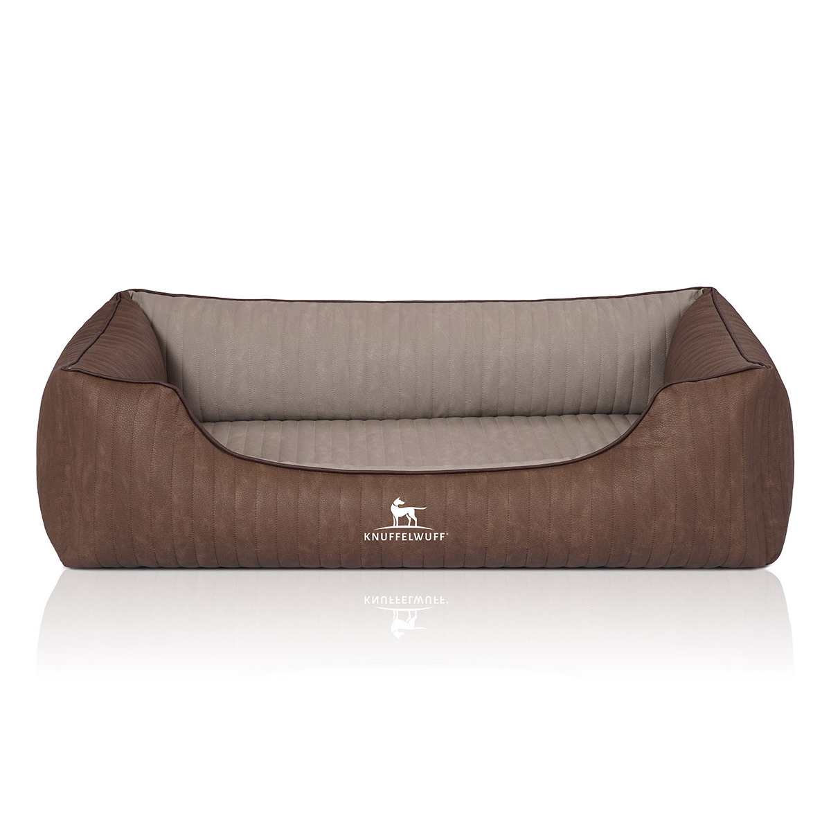 leather dog bed