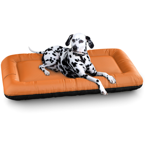 Knuffelwuff Indoor and Outdoor Dog Bed Lucky Colour Edition XL 100 x 73cm Orange