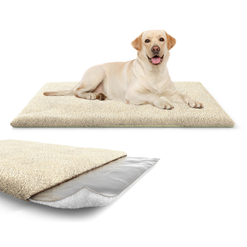 Knuffelwuff Knuffelwuff Laser-Quilted Artificial Leather Orthopaedic Corner Dog Bed Winslow 