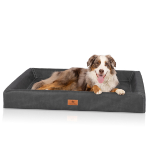 Knuffelwuff Austin orthopaedic dog bed made of synthetic...
