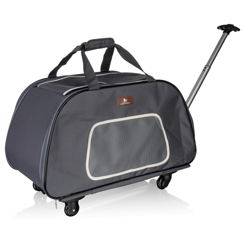 Knuffelwuff Prineville foldable dog trolley – rollable transport bag and dog trolley with handle, S, 56 x 35 x 33 cm