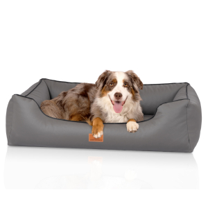 Knuffelwuff Montana orthopaedic dog bed made of synthetic...