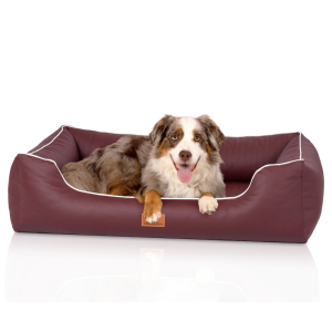 Knuffelwuff Lovelock orthopaedic dog bed made of...