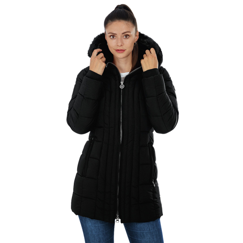 Knuffelwuff Amsterdam ladies’ winter jacket, size: M / 38, black