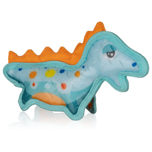 Knuffelwuff Dinosaur dog toy, stegosaurus, made of rubber...