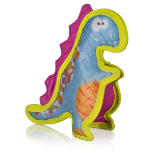 Knuffelwuff Dinosaur dog toy, T-rex, made of rubber and...
