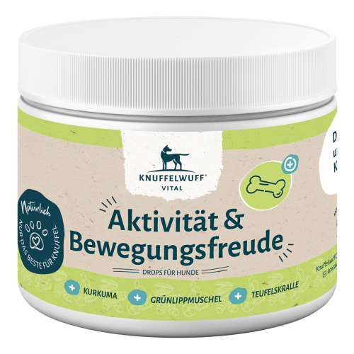 Knuffelwuff VITAL Activity and Joy of Movement – joint tablets with green-lipped mussel, devil’s claw and turmeric